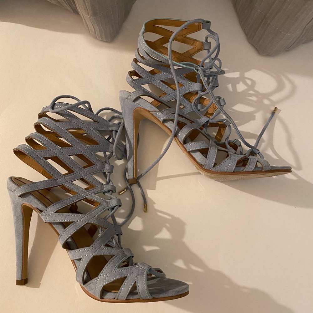 Light blue heels